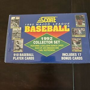Score 1992 Baseball Collector Set - Blue